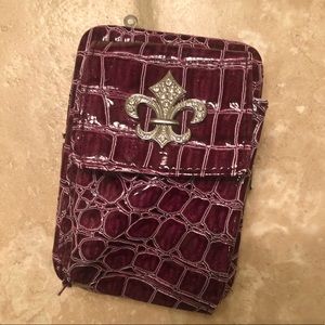 NWOT snakeskin card wallet